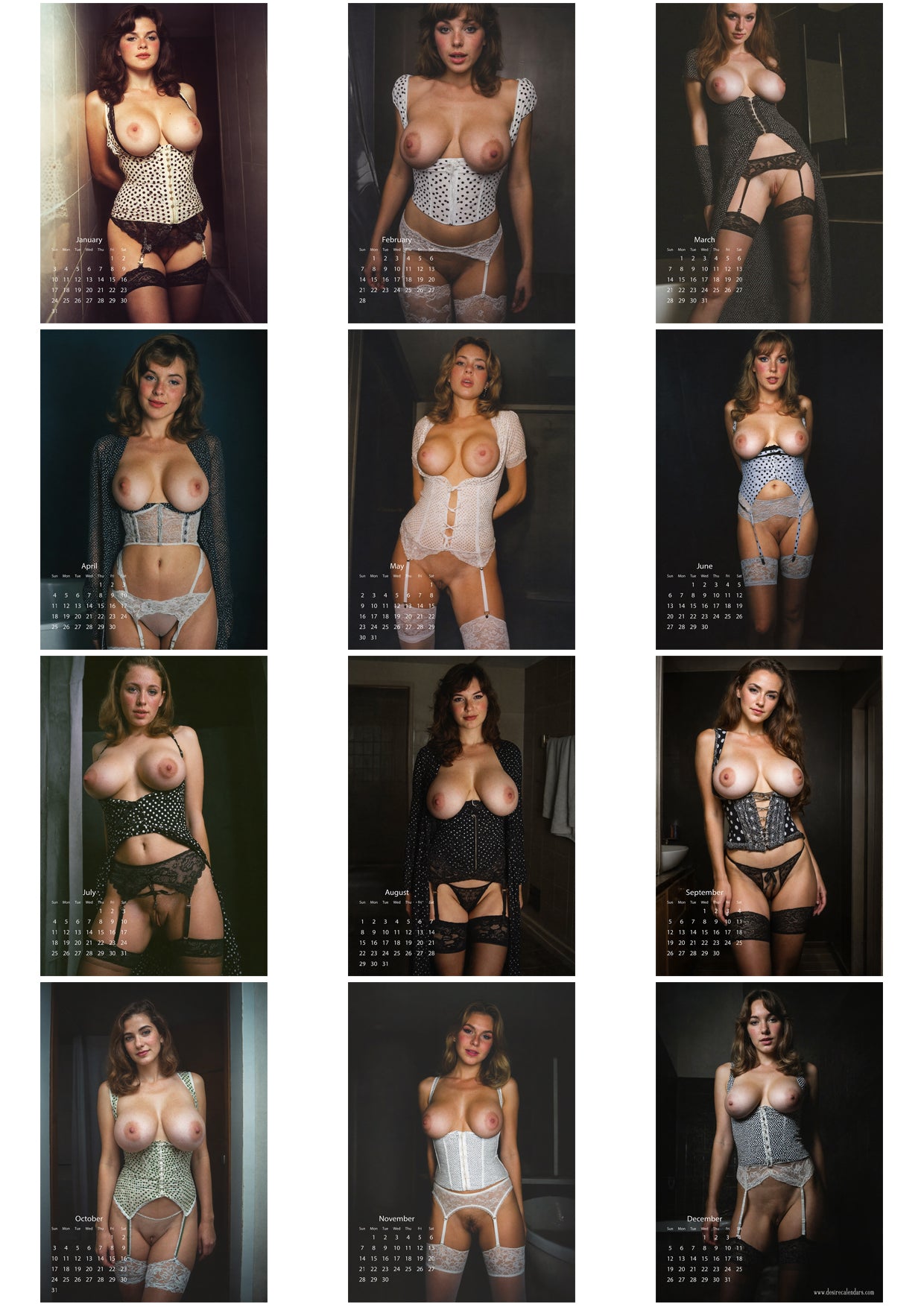 2027 Girls in Polka Lingerie – Playful, Retro, and Completely Undeniable