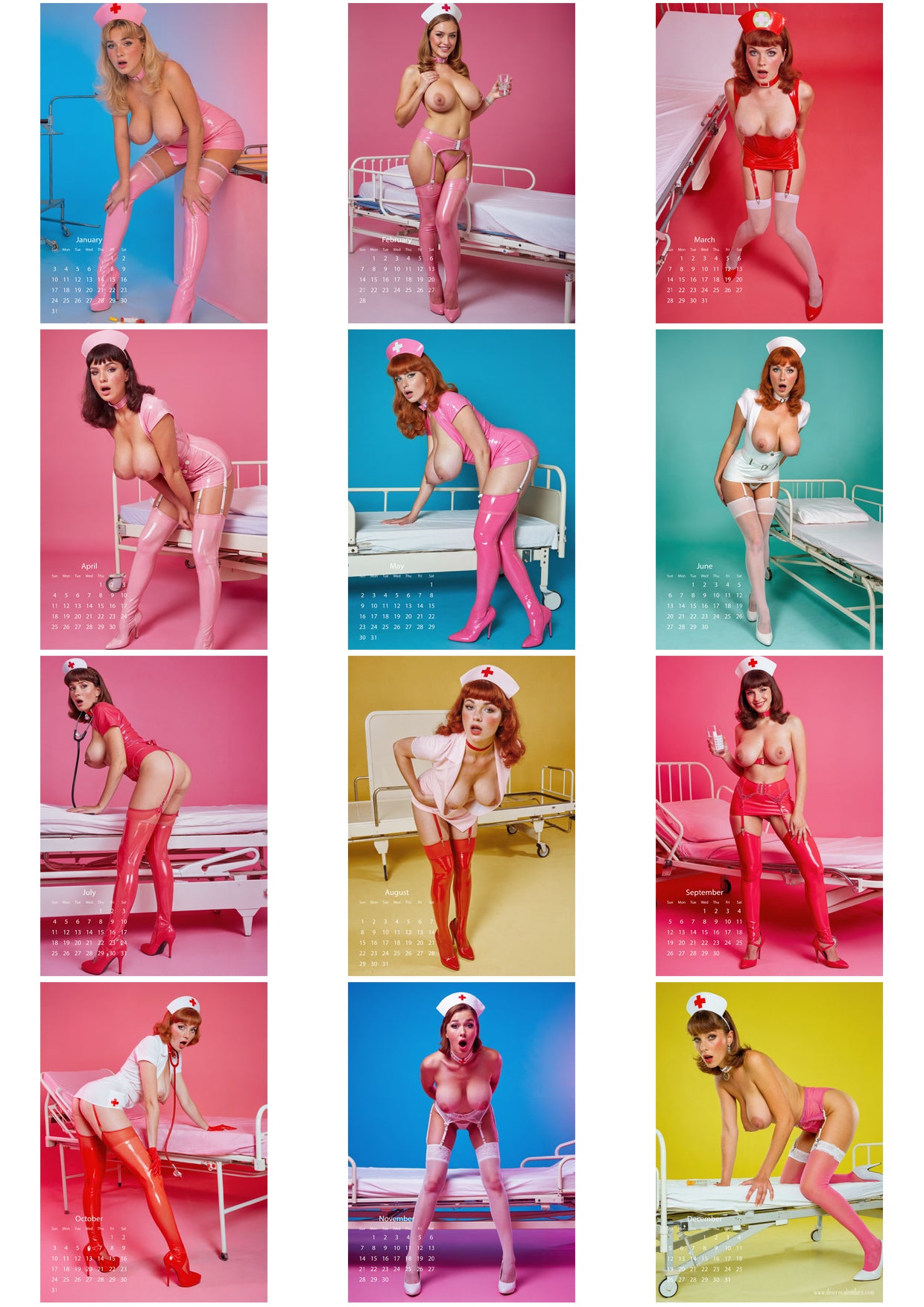 2027 Pop Nurses Topless Calendar – The Fantasy That Never Goes Out of Style