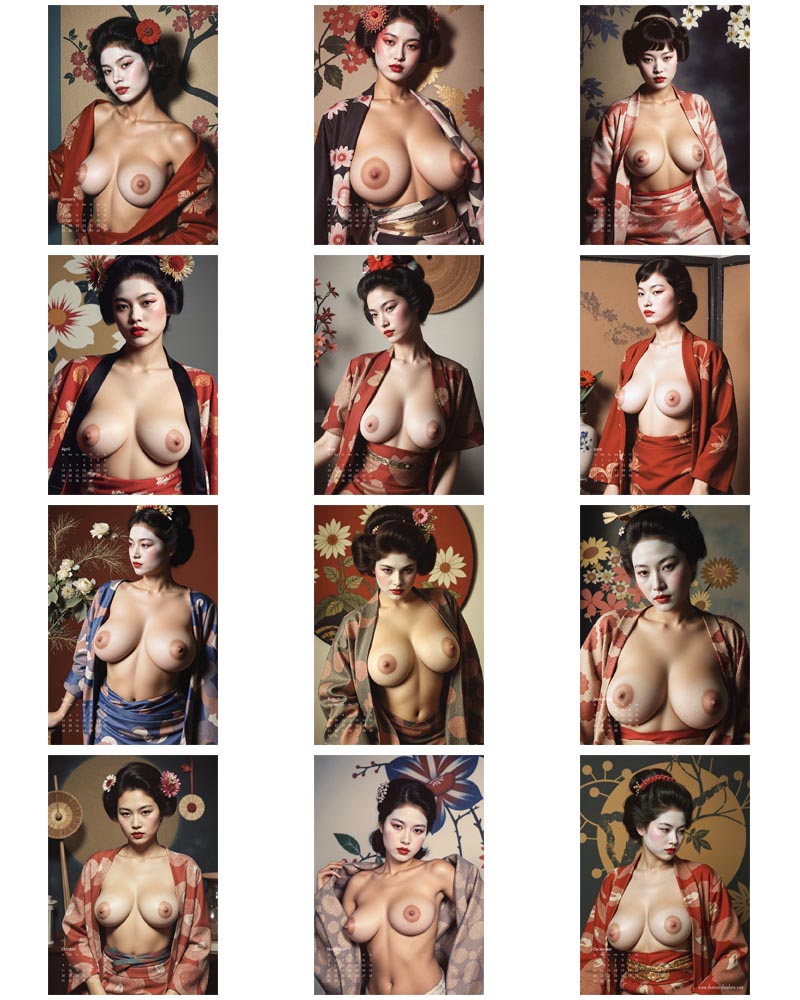 2026 Geisha Erotic Calendar (Free Delivery)