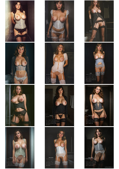 2027 Girls in Polka Lingerie – Playful, Retro, and Completely Undeniable