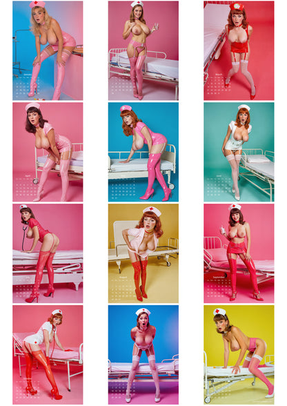 2027 Pop Nurses Topless Calendar – The Fantasy That Never Goes Out of Style