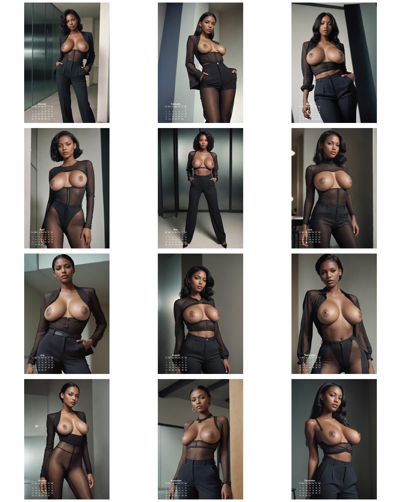 2025 Afro American Girls Calendar (Free Delivery)