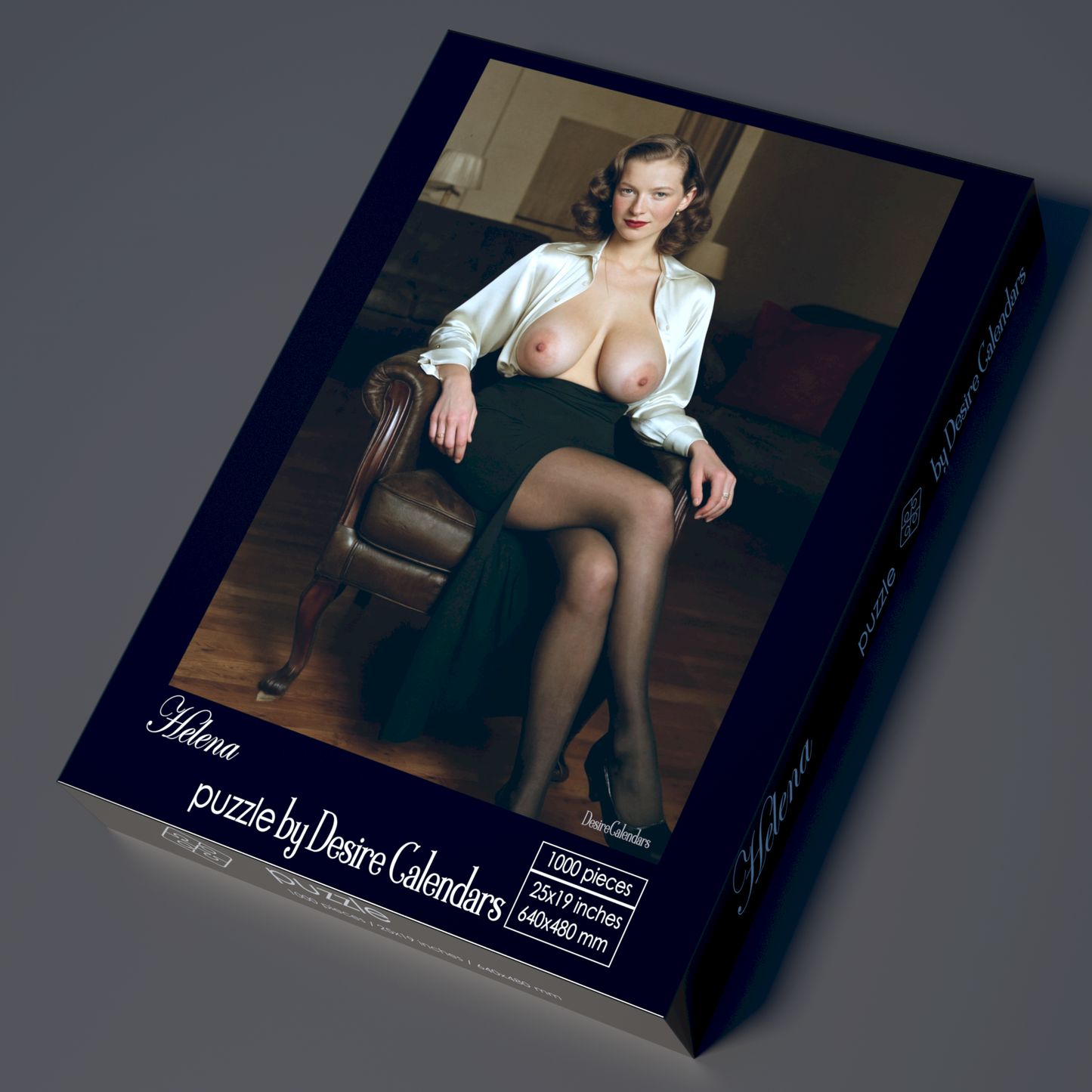 Helena Erotic Puzzle Film Noir Elegance by Desire Calendars (Free Delivery)