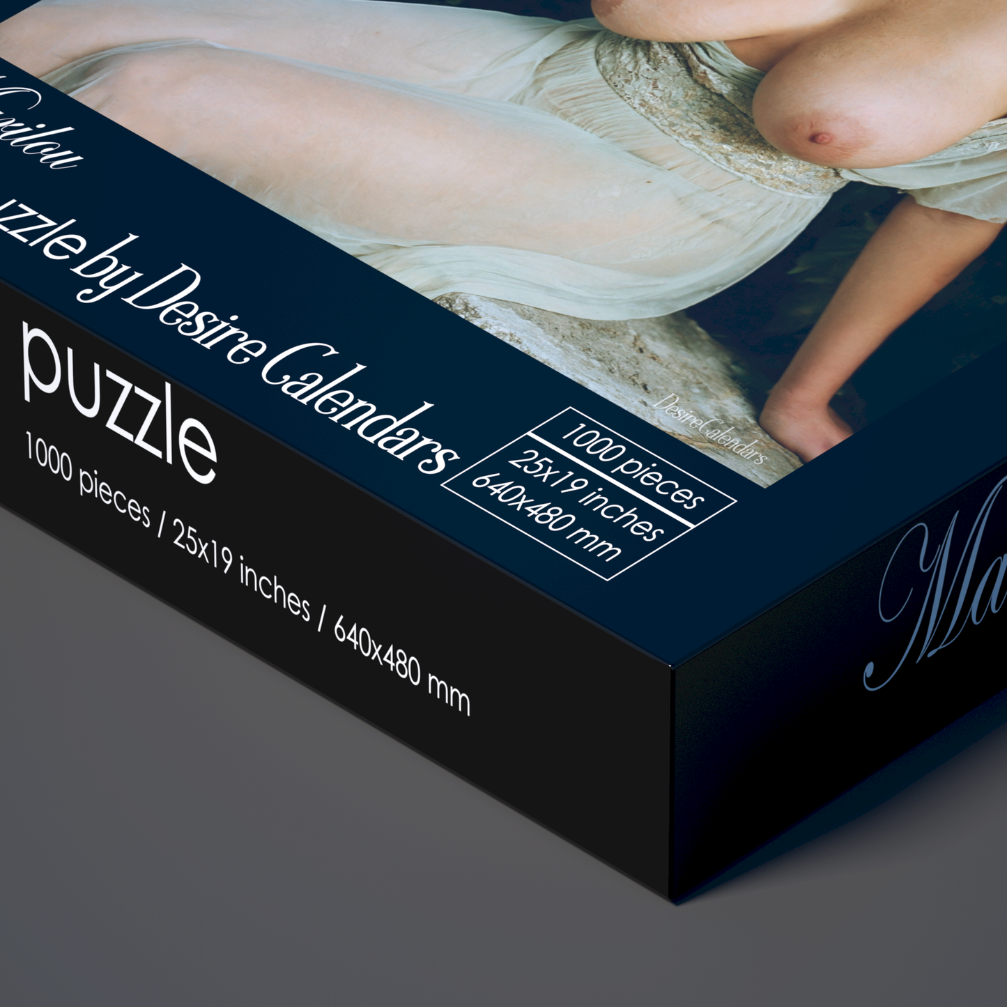 Marilou Erotic Puzzle  Natural Softness Under the Vines by Desire Calendars (Free Delivery)